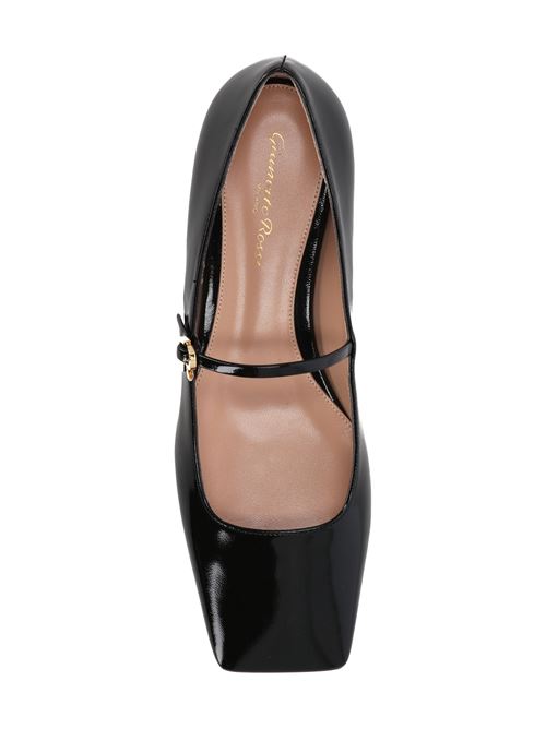 Black calf leather ballerina Gianvito Rossi | G2224605CUONUINERO